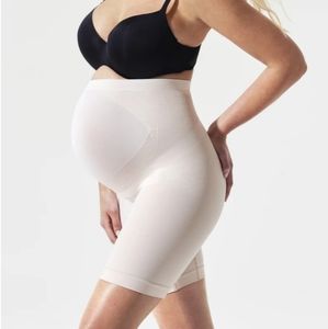 Blanqi Tan Nude Maternity Everyday Girlshorts Bike Shorts M